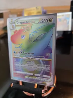 Dragonite VSTAR 081/078 Rainbow Secret Rare Card Set Pokemon GO NM - Image 2