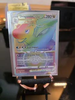 Dragonite VSTAR 081/078 Rainbow Secret Rare Card Set Pokemon GO NM - Image 4