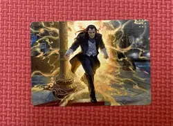 Morlun, Devourer of Spiders Art Card Signature Marvel's Spider-Man NM MTG - Image 1