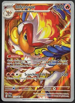 Infernape 173/167 - Illustration Rare Pokemon TCG Twilight Masquerade- NM Card - Image 1