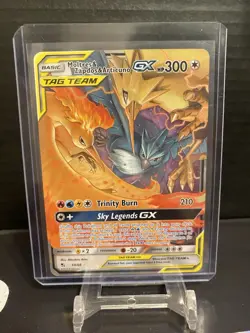 Pokemon TCG Moltres Zapdos Articuno GX Holo Card 44/68 -Hidden Fates - Image 1