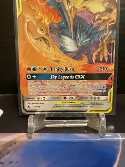 Pokemon TCG Moltres Zapdos Articuno GX Holo Card 44/68 -Hidden Fates - Image 3