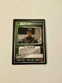 Star Trek CCG Personnel Romulan Thenelak Black Boarder Card - Image 1