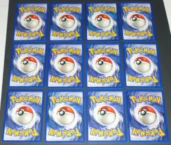 12 Card Lot Vintage Pokemon Base Set Shadowless WOTC Charmander Machoke - Image 2