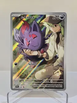 N's Zorua 189 Sv: Scarlet & Violet Journey Together Promo Card Holo Pokemon - Image 1
