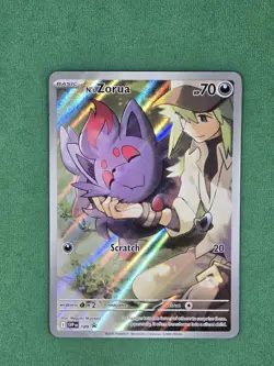 N's Zorua 189 Sv: Scarlet & Violet Journey Together Promo Card Holo Pokemon - Image 3