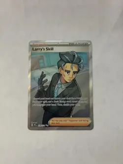 Larry's Skill 139/131 Prismatic Evolutions Ultra Rare Pokemon TCG Card - Image 1