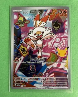 Pokemon First Partner Series 2 Illustration Galar Grookey, Scorbunny, Sobble - Image 2