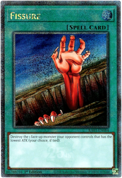 YuGiOh! Fissure - RA03-EN084 - Quarter Century Secret Rare - 1st Edition NM/M - Image 1