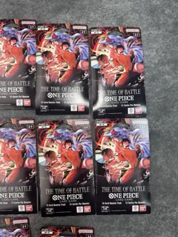 One Piece OP-16 The Time Of Battle Booster Pack Sleeves Lot of 10 Packs NEW - Image 3
