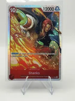 One Piece CCG Shanks OP06-007 Wings of the Captain Foil Holo - Image 2