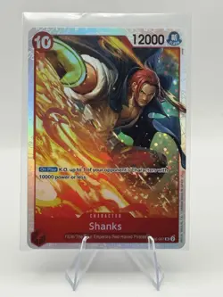 One Piece CCG Shanks OP06-007 Wings of the Captain Foil Holo - Image 3