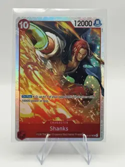 One Piece CCG Shanks OP06-007 Wings of the Captain Foil Holo - Image 4