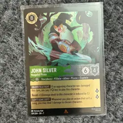 Disney Lorcana John Silver Vengeful Pirate 109/204 Foil Archazias Island NM - Image 1