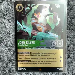Disney Lorcana John Silver Vengeful Pirate 109/204 Foil Archazias Island NM - Image 2