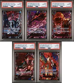 PSA 10 Sequential Demon God Pack Five Elders Red Text One Piece TCG OP13 English - Image 1
