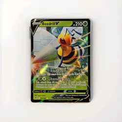 Pokemon Beedrill v TCG Astral Radiance Holo Card 1/189 Rare English - Image 1
