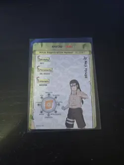 Naruto Kayou English Series 2 Card - Neji Hyuga - NRSA02-SR-011L2 - Image 2