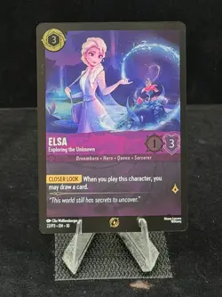 Disney Lorcana Whispers in the Well-Elsa-Exploring the Unknown 22/P3 Promo Card - Image 1