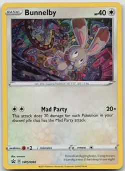 Bunnelby - Holo Promo SWSH: Sword & Shield Promo Cards SWSH082 NM - Image 1