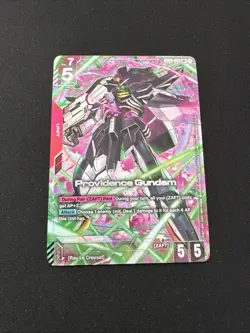 Gundam Card Game Steel Requiem Providence Gundam GD03-033 LR+ - Image 1