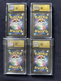 CGC Pristine 10 Pokemon TCG Japanese 4-Card Holo Lot Charizard X ex - Image 2