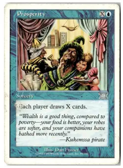 MTG Prosperity - Classic Sixth Edition Heavily Played English - Image 1
