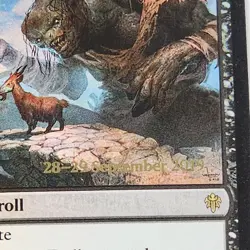MTG Clackbridge Troll FOIL Rare Prerelease Promo Throne of Eldraine 084/269 NM - Image 2