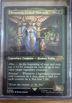 Cleopatra, Exiled Pharaoh (Foil Etched) Universes Beyond: Assassin's Creed Foil - Image 1