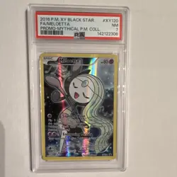 Pokemon PSA 7 Meloetta XY120 XY Black Star Promo Holo 2016 English - Image 1