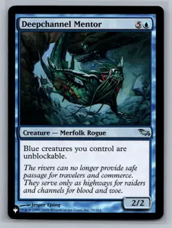 Magic The Gathering MTG - Deepchannel Mentor - The List Reprints - Image 1