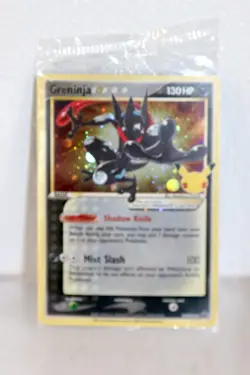 Pokemon TCG Greninja Gold Star SWSH144 25th Celebrations - Image 3