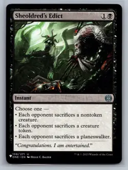 MTG Sheoldred's Edict - The List Reprints (LIST) #108 Magic the Gathering - Image 1