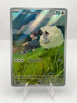 Hop's Wooloo Illustration Rare Pokemon TCG SV09: Journey Together 170/159 NM - Image 1