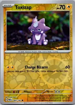 Carte Pokemon Toxizap 069/182 Reverse - 2023 - Image 1
