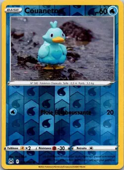 Carte Pokemon Couaneton 046/196 Reverse - 2022 - Image 1