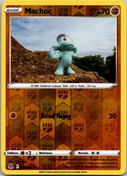 Carte Pokemon Machoc 086/196 Reverse - 2022 - Image 1
