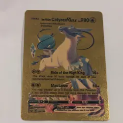 The Pokemon Company Ice Rider Calyrex VMAX 203/198 Secret Rare Gold Foil - Image 1