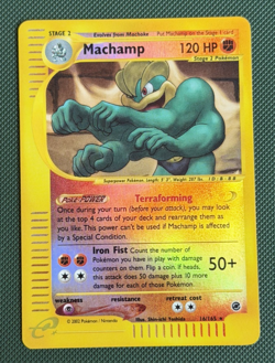 Pokemon: Machamp 16/165 Reverse Holo Rare Expedition Base Set NM- (Clean) - Image 1