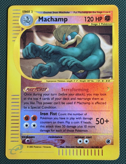 Pokemon: Machamp 16/165 Reverse Holo Rare Expedition Base Set NM- (Clean) - Image 2