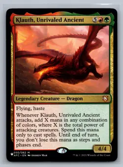 Klauth, Unrivaled Ancient The List Reprints Regular NM MTG - Image 1