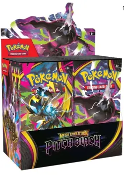 Pokemon TCG: Mega Evolution-Pitch Black Booster Display Box (36 Packs) — PRESALE - Image 1