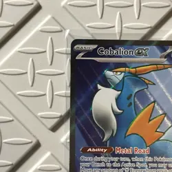Pokemon ME04: Chaos Rising #103/086 Cobalion ex Full Art - Image 3