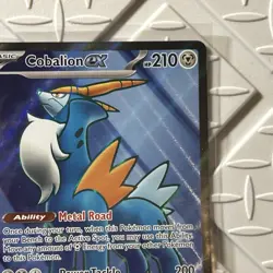 Pokemon ME04: Chaos Rising #103/086 Cobalion ex Full Art - Image 4