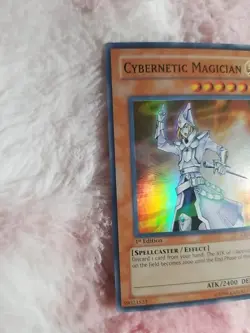 Yu-gi-oh! Cybernetic Magician Holo Effect Spellcaster CRV-EN016 1st Edition - Image 2