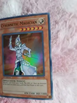 Yu-gi-oh! Cybernetic Magician Holo Effect Spellcaster CRV-EN016 1st Edition - Image 3