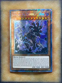 Yugioh Lord of the Heavenly Prison RA03-EN029 Platinum Secret Rare 1st Ed NM - Image 1