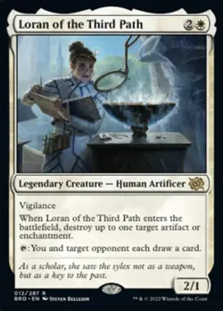 MTG Loran of the Third Path [The Brothers' War] Near Mint Magic - Image 1
