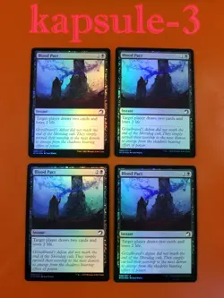 4x Blood Pact | FOIL | Innistrad Midnight Hunt | MTG Magic Cards - Image 1