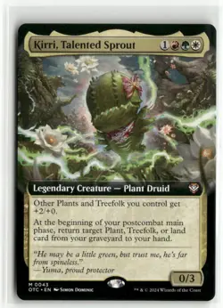 Kirri, Talented Sprout Extended Art Commander Outlaws of Thunder Junction MTG NM - Image 1